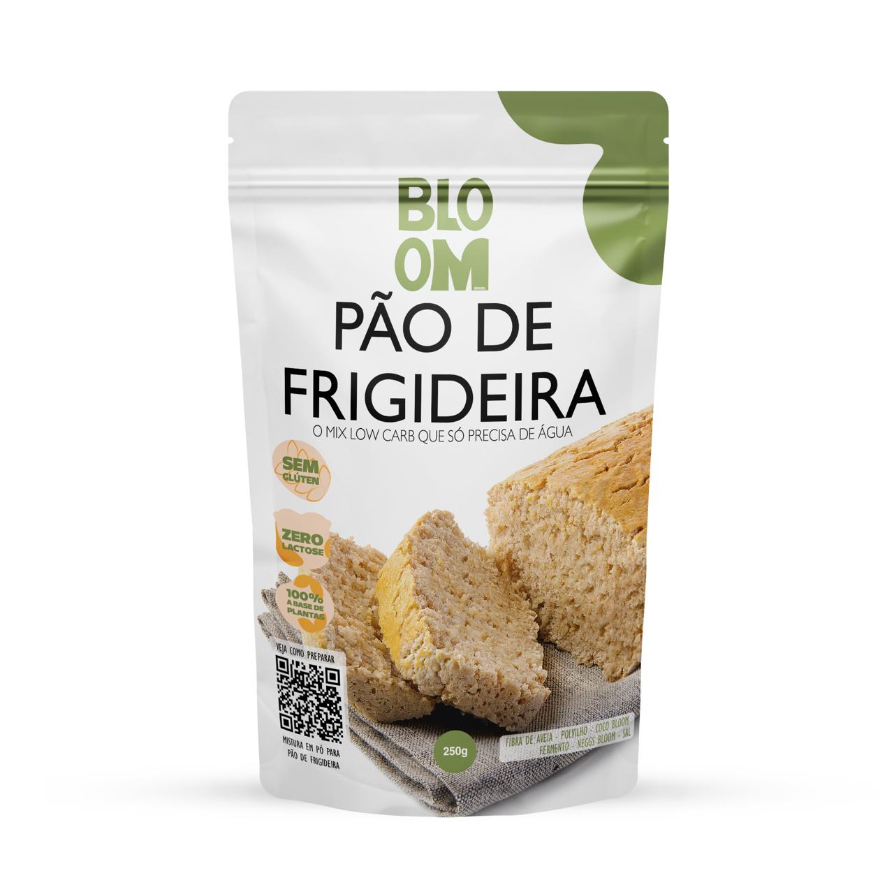 PÃO DE FRIGIDEIRA SEM AÇÚCAR  LOW CARB  I 100% natural I 10g proteína -  250g -  Rende 5 pães sem recheio ou 7 com recheio na omeleteira elétrica
