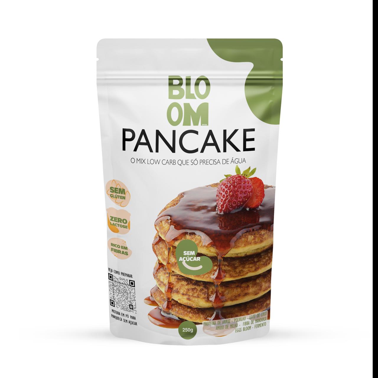 PANCAKE ZERO AÇÚCAR  LOW CARB  I 100% natural e 10g de proteína - Rende de 20 a 30 unidades numa frigideira de fazer ovos