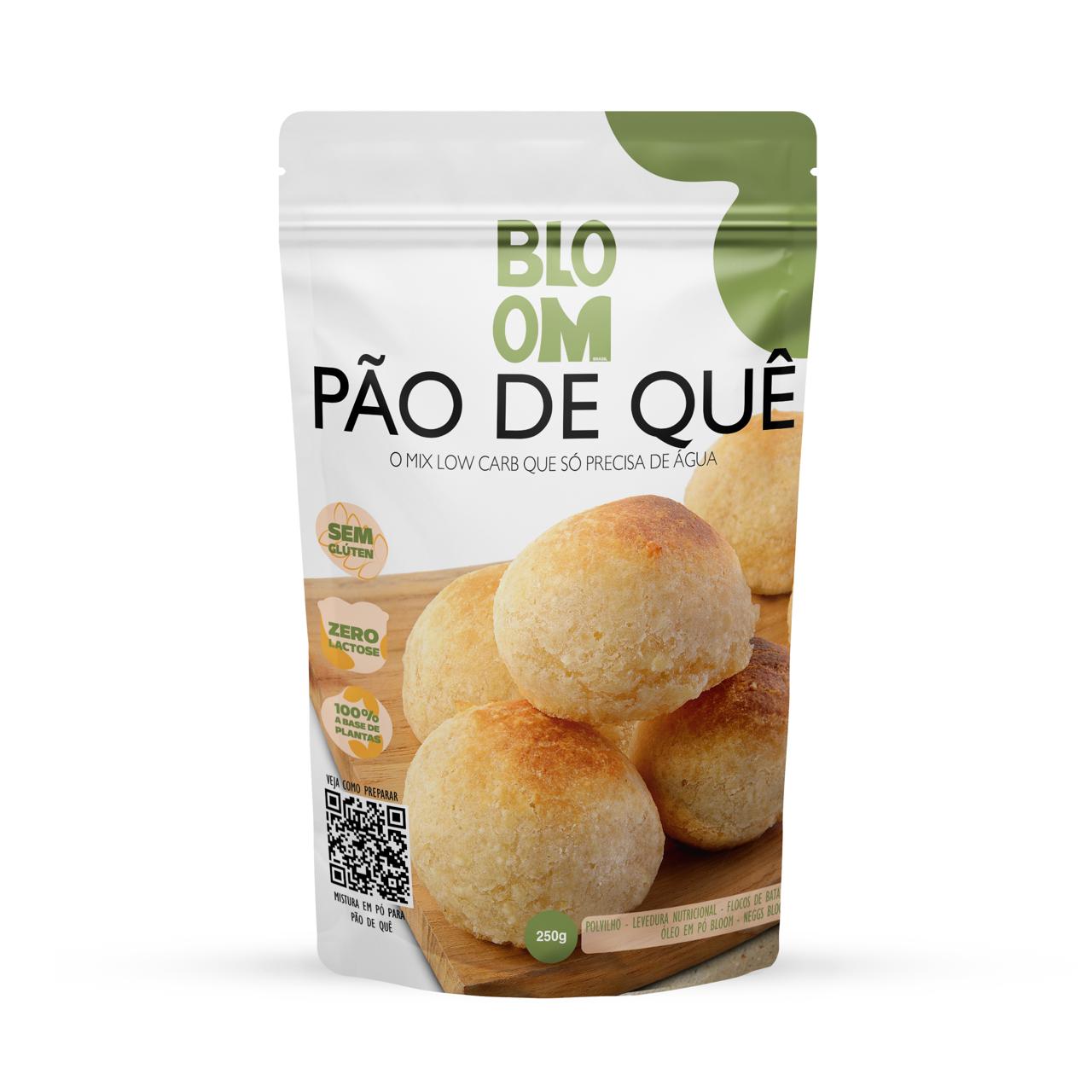 PÃO DE QUÊ SEM AÇÚCAR I LOW CARB  I 100% natural e 10g de proteína - Rende 26 pão de quê
