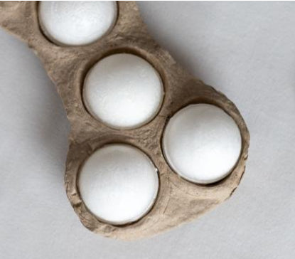 NEGGs – OVOS FEITOS DE PLANTAS 🌱 I 100% natural - para fazer bolos e biscoitos - 6 unid