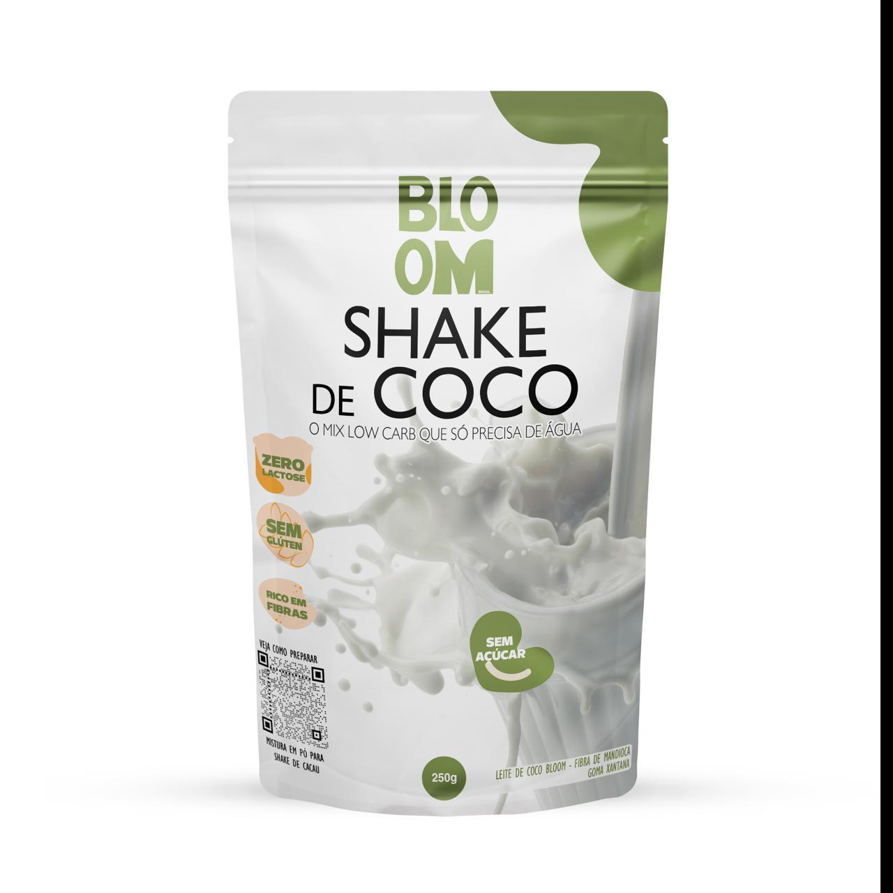 SHAKE DE COCO TRADICIONAL I LOW CARB I 100% natural 250g - Rende 1 litro