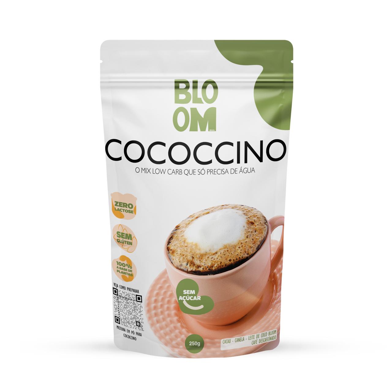 COCOCCINO ZERO AÇÚCAR  LOW CARB - 100% natural  - 250g e 10g de proteína