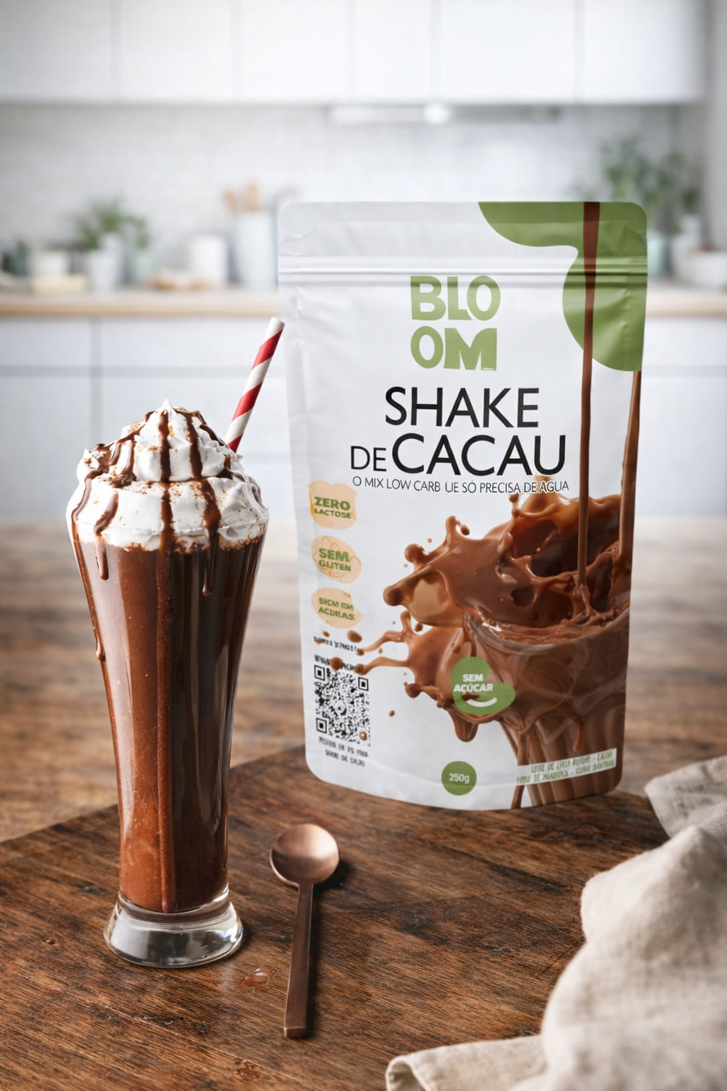 SHAKE DE CACAU ZERO AÇÚCAR