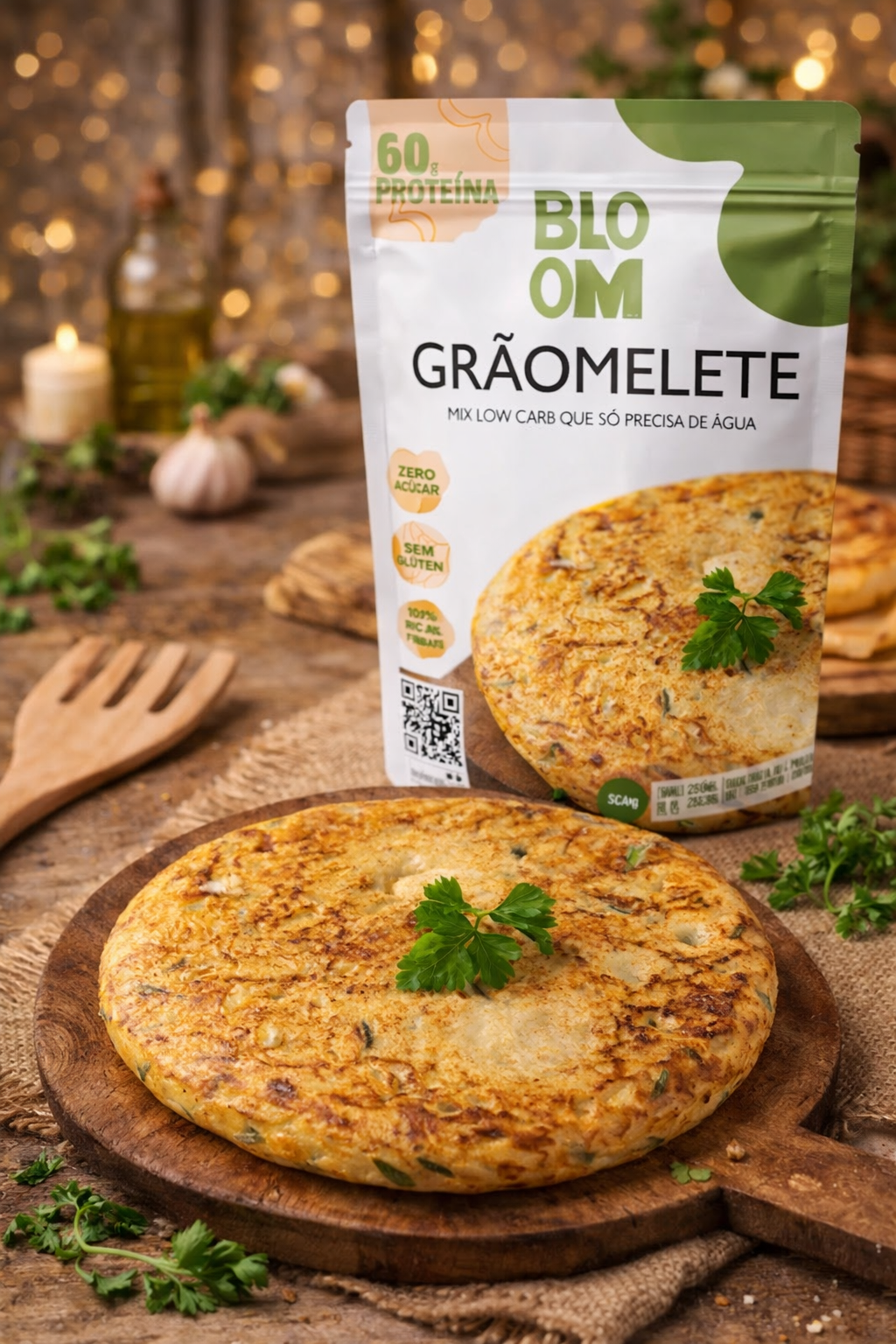 GRÃOMELETE ZERO AÇÚCAR - 60g proteína