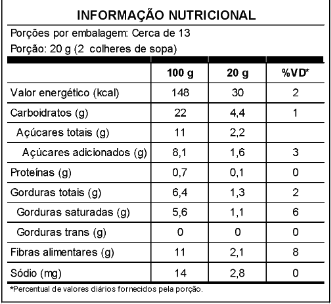 Sorvete de coco 250g - Rende 1 pode de sorvete de 800g ou 1 litro