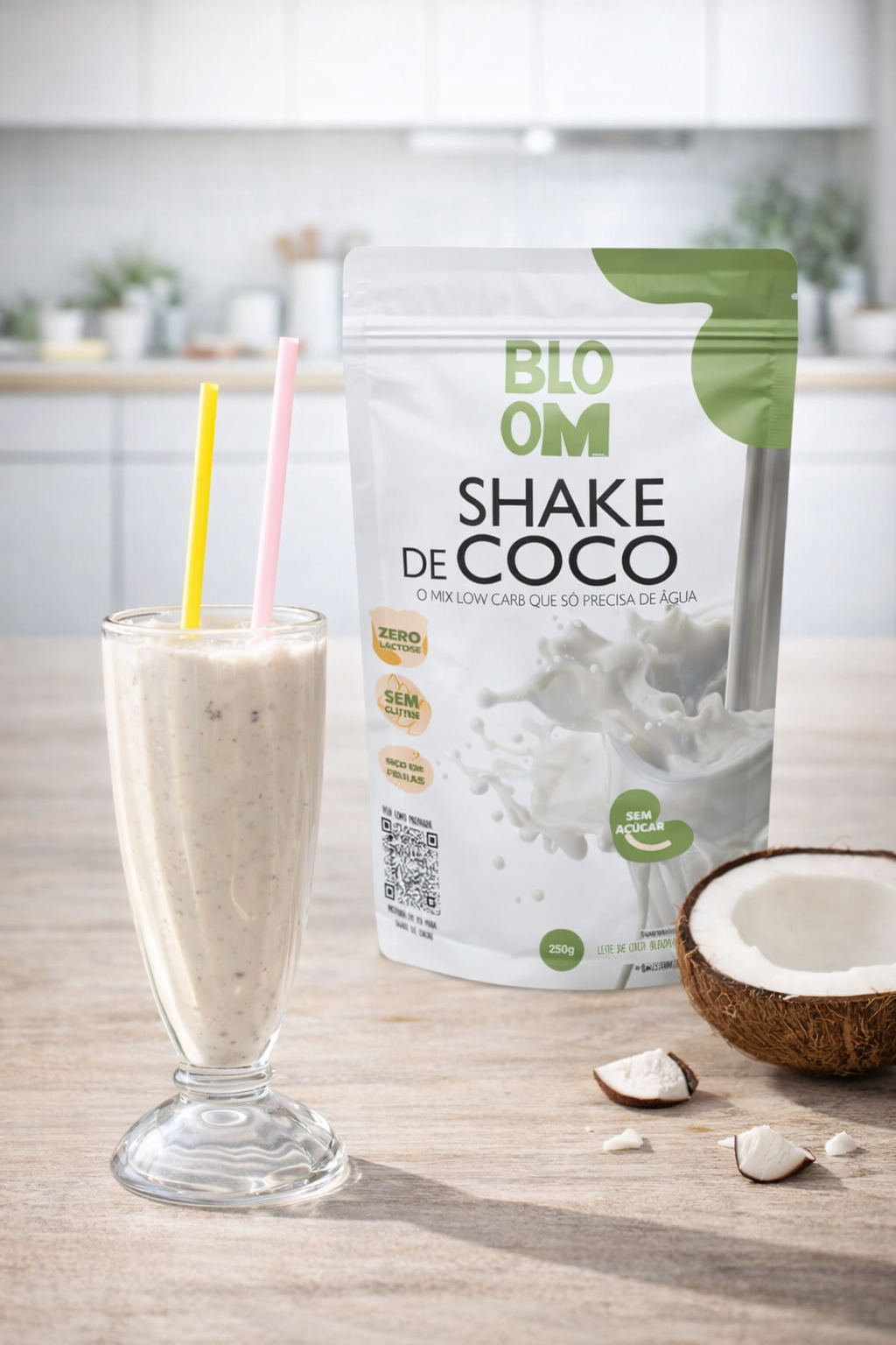SHAKE DE COCO ZERO AÇÚCAR