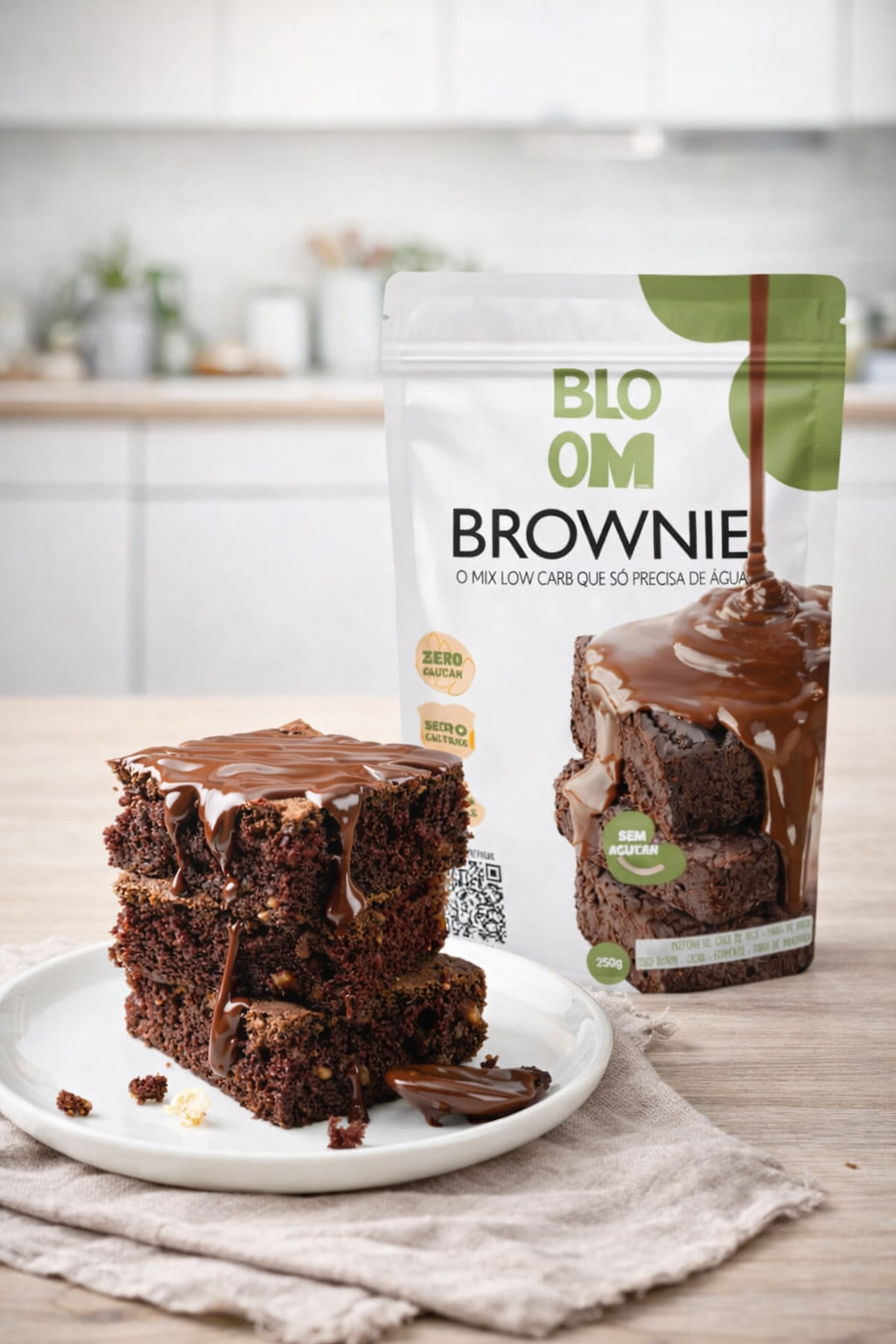 BROWNIE ZERO AÇÚCAR