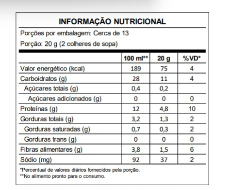 SHAKE DE CACAU ZERO AÇÚCAR
